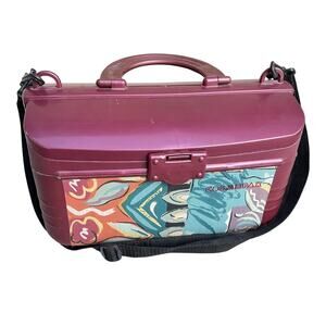 VTG CosmePak Floral Storage SEW N CRAFTS Case Makeup Organizer - NL